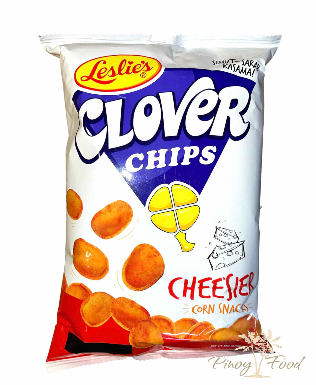 Leslie’s – Clover Chips – Cheesier Corn Snacks – 85g